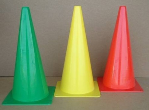 KUŽEL 45 cm BEZ OTVORŮ - Žlutá č.1