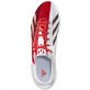 ADIDAS F10 TRX FG MESSI KOPAČKY - Bílá, Červená č.2