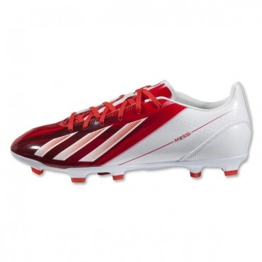 ADIDAS F10 TRX FG MESSI KOPAČKY - Bílá, Červená č.4