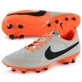 NIKE TIEMPO GENIO LEATHER FG KOPAČKY - Šedá, Oranžová č.1
