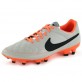 NIKE TIEMPO GENIO LEATHER FG KOPAČKY - Šedá, Oranžová č.2