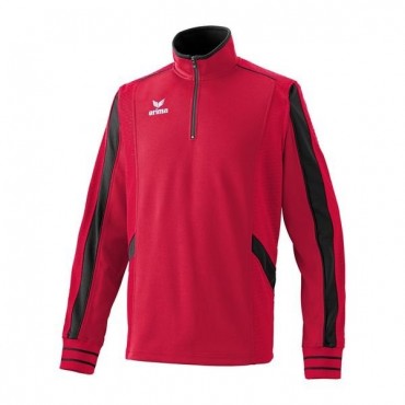 ERIMA ALPHA LINE 126 MIKINA KRÁTKÝ ZIP JUNIOR - Červená č.1