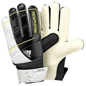 ADIDAS RESPONSE YOUNG PRO BRANKÁŘSKÉ RUKAVICE - Bílá, Černá č.1