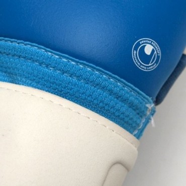 UHLSPORT 0377 FANGMASCHINE AQUASOFT BRANKAŘSKÉ RUKAVICE - Bílá, Modrá č.4