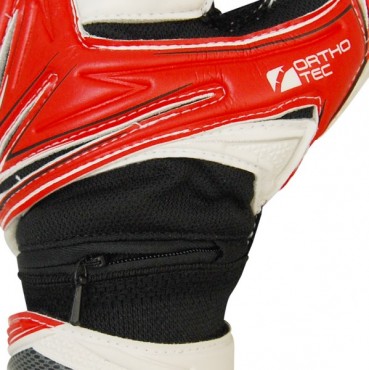 REUSCH 3170600 KEON D1 ORTHO TEC RUKAVICE BRANKÁŘSKÉ - Bílá, Červená č.3