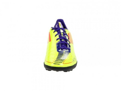ADIDAS F10 TRX TF JR TURFY - Žlutá, Fialová č.2