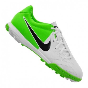 NIKE T90 SHOOT IV TF JUNIORSKÉ TURFY - Bílá, Zelená č.1