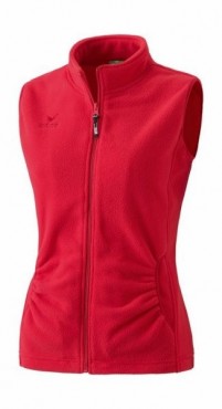 ERIMA 206 BASIC LINE FLEECE VESTA DÁMSKÁ - Červená č.1