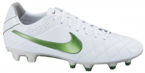 NIKE TIEMPO LEGEND IV FG SENIORSKÉ KOPAČKY - Bílá, Zelená č.1