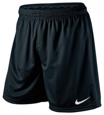 NIKE PARK II KNIT SHORT NB TRENKY BEZ SLIPŮ PÁNSKÉ - Černá č.1