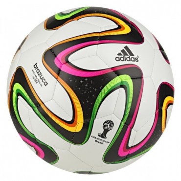 ADIDAS BRAZUCA GLIDER REPLIKA MÍČ velikost č.4 - Bílá č.1