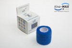 KINE-MAX COHESIVE ELASTIC BANDAGE ELASTICKÁ SAMOFIXAČNÍ BANDÁŽ 5cm x 4,5m - Modrá