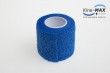 KINE-MAX COHESIVE ELASTIC BANDAGE ELASTICKÁ SAMOFIXAČNÍ BANDÁŽ 5cm x 4,5m - Modrá č.2