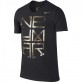 NIKE NEYMAR HERO LOGO TEE TRIKO ČERNÉ - Černá č.1