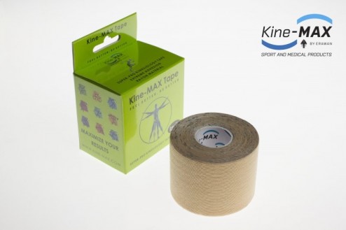 KINE-MAX SUPER-PRO RAYON KINESIO TEJP 5cm x 5m - Béžová č.1