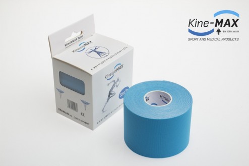 KINE-MAX 4WAY STRETCH TEJP 5cm x 5m - Modrá č.1