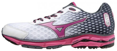 MIZUNO WAVE RIDER 18 BĚŽECKÉ BOTY DÁMSKÉ - Bílá, Černá č.1