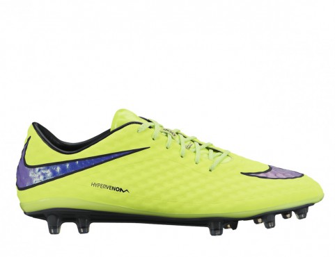 NIKE HYPERVENOM PHANTOM FG KOPAČKY SENIORSKÉ - Neon žlutá, Fialová č.1