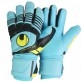 UHLSPORT  ELIMINATOR ABSOLUTGRIP HN BRANKAŘSKÉ RUKAVICE - Světle modrá č.4