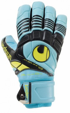 UHLSPORT  ELIMINATOR ABSOLUTGRIP HN BRANKAŘSKÉ RUKAVICE - Světle modrá č.1