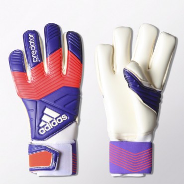ADIDAS PREDATOR PRO CLASSIC BRANKAŘSKÉ RUKAVICE - Červená, Modrá č.5
