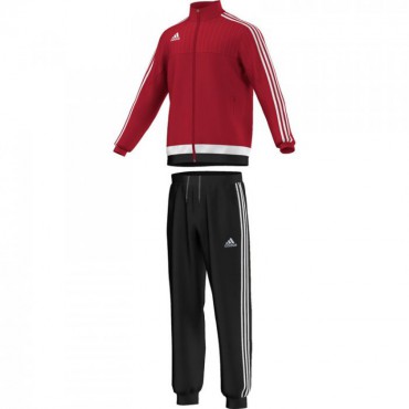ADIDAS TIRO 15 SOUPRAVA PÁNSKÁ POLYESTER - Červená, Černá č.1