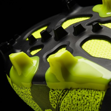 ADIDAS X 15.1 FG/AG KOŽENÉ KOPAČKY PÁNSKÉ - Neon žlutá č.9