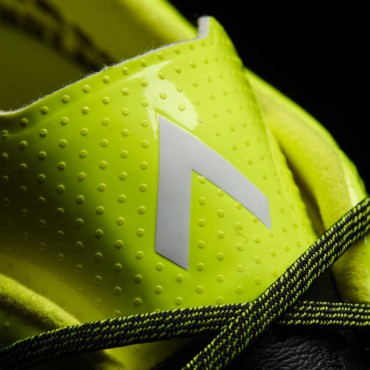 ADIDAS ACE 15.1 FG/AG KOŽENÉ KOPAČKY PÁNSKÉ - Černá, Neon žlutá č.8