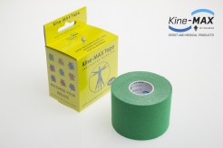 KINE-MAX SUPER-PRO COTTON KINESIO TEJP 5cm x 5m - Zelená