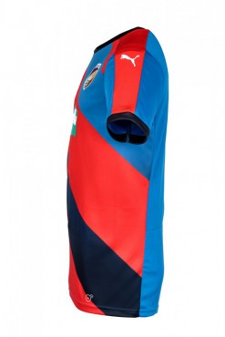 PUMA FC VIKTORIA PLZEŇ ORIGINÁL DRES DĚTSKÝ - Červená, Modrá č.3