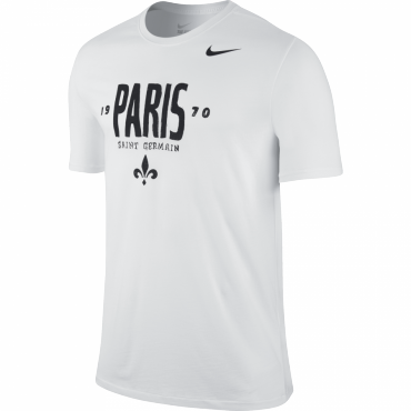 NIKE PSG CORE PLUS TEE TRIKO PÁNSKÉ - Bílá č.1