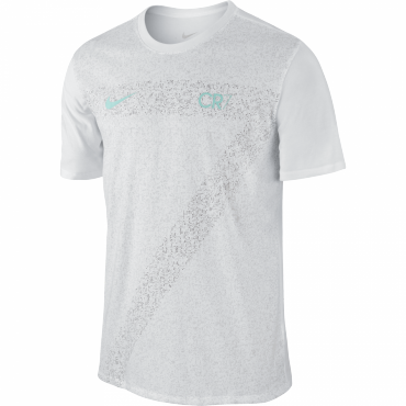 NIKE RONALDO HERO LOGO DF TEE TRIKO PÁNSKÉ - Bílá č.1