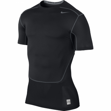 NIKE HYPERCOOL COMP SS THERMO TRIKO KRÁTKÝ RUKÁV - Černá č.1