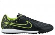 NIKE TIEMPO GENIO LEATHER TF TURFY PÁNSKÉ - Černá, Neon zelená č.1