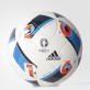 ADIDAS EURO16 OFFICIAL MATCHBALL FOTBAL MÍČ velikost 5 - Bílá, Modrá č.2