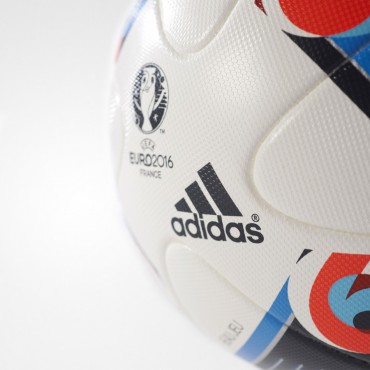 ADIDAS EURO16 OFFICIAL MATCHBALL FOTBAL MÍČ velikost 5 - Bílá, Modrá č.3