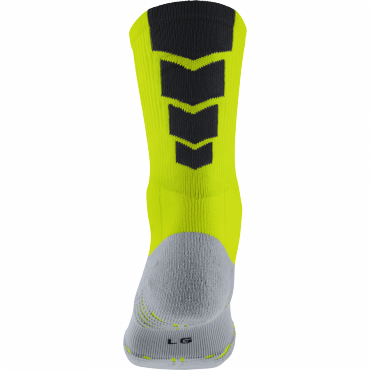 NIKE MATCHFIT FOOTBALL CREW PONOŽKY - Neon žlutá, Černá č.2