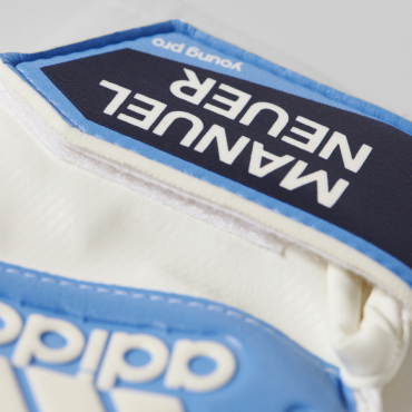 ADIDAS YOUNG PRO MANUEL NEUER BRANKAŘSKÉ RUKAVICE DĚTSKÉ - Bílá, Modrá č.2