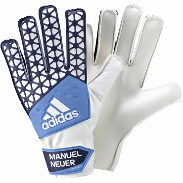 ADIDAS YOUNG PRO MANUEL NEUER BRANKAŘSKÉ RUKAVICE DĚTSKÉ - Bílá, Modrá č.1