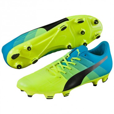 PUMA evoPOWER 3.3 FG KOPAČKY PÁNSKÉ - Modrá, Žlutá č.1