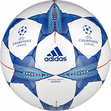 ADIDAS FINALE 15 SPORTIVO FOTBALOVÝ MÍČ velikost 5 - Bílá, Modrá č.1