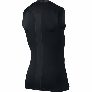 NIKE PRO COOL COMPRESSION TERMO TRIKO BEZ RUKÁVŮ - Černá č.2