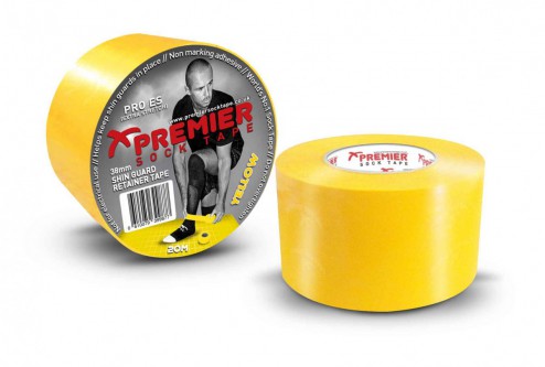 PREMIER SOCK TAPE PRO ES 38mm x 20m FIXAČNÍ PÁSKA NA CHRÁNIČE - Žlutá č.1
