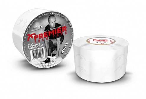 PREMIER SOCK TAPE PRO ES 38mm x 20m FIXAČNÍ PÁSKA NA CHRÁNIČE - Bílá č.1