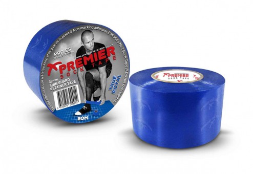 PREMIER SOCK TAPE PRO ES 38mm x 20m FIXAČNÍ PÁSKA NA CHRÁNIČE - Modrá č.1