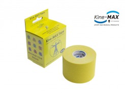 KINE-MAX SUPER-PRO COTTON KINESIO TEJP 5cm x 5m - Žlutá