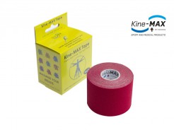 KINE-MAX SUPER-PRO COTTON KINESIO TEJP 5cm x 5m - Červená