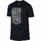 NIKE NEYMAR LOGO TEE TRIKO PÁNSKÉ - Černá č.1