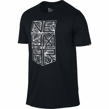 NIKE NEYMAR LOGO TEE TRIKO PÁNSKÉ - Černá č.1