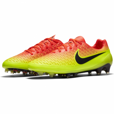 NIKE  MAGISTA OPUS FG KOPAČKY SENIORSKÉ - Neo žlutá, Oranžová č.2